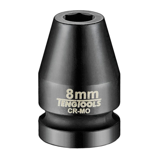 Teng Tools 1/2" Impact Socket DIN Metric 8mm Teng Tools - Town Tools 