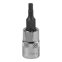 Sealey Hex Socket Bit 3mm 1/4"Sq Drive SBH001