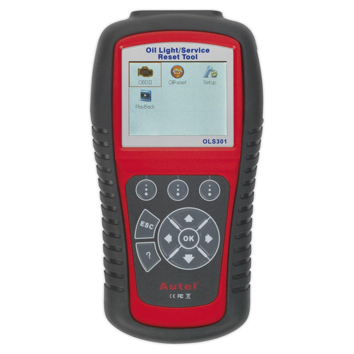 Sealey Autel EOBD Code Reader Oil & Service Reset Tool OLS301 Sealey - Town Tools 