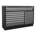 Sealey Modular 7 Drawer Floor Cabinet 1360mm APMS64 Sealey - Town Tools 