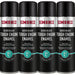 4x Simoniz Gloss Black Tough Car Spray Protection Paint Aerosol Durable 500ml Simoniz - Town Tools 