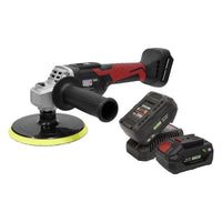 Sealey Cordless Rotary Polisher Kit 20V SV20 Series150mm 2 Batteries
