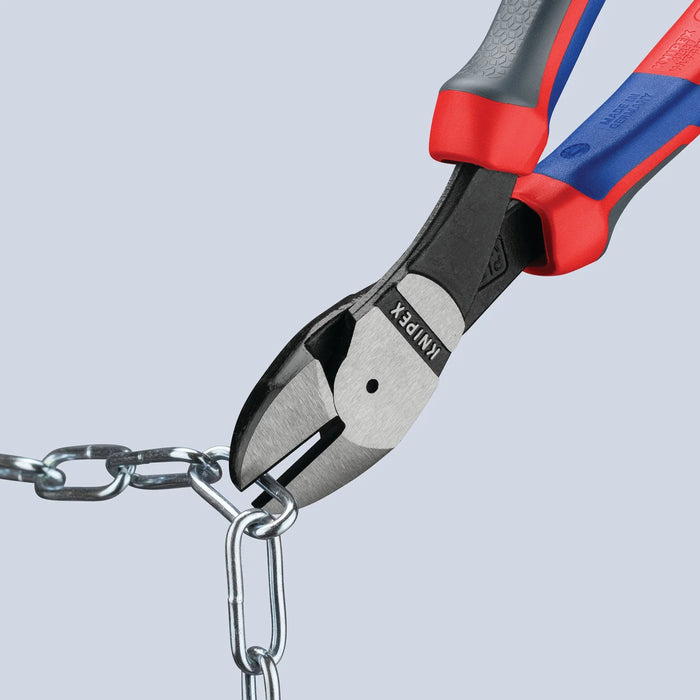 KNIPEX 74 22 200 High Leverage Diagonal Cutter, 200mm - 74 22 200