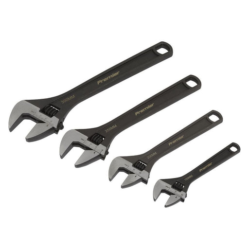 Sealey Adjustable Wrench Set 4pc AK9567 Sealey - Town Tools 