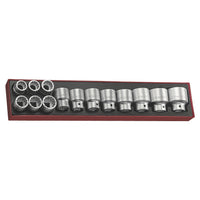 Teng Tools 3/4" Socket Set 12 pt AF TTX4 14 Pieces