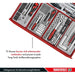 Teng Tools 1/4" Socket Set 6 pt TT1 35 Pieces Teng Tools - Town Tools 