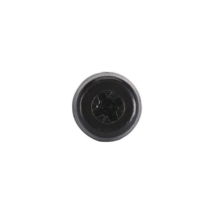 Sealey Numberplate Screw Plastic Enclosed Head 4.8 x 24mm Black Pack of 50 PTNP7 Sealey - Town Tools 