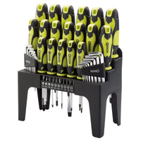Draper Screwdriver, Hex Key and Bit Set, Green (44 Piece) - 864/44/G