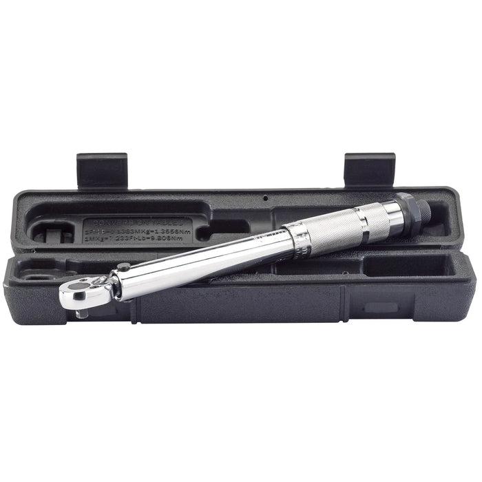 Draper Torque Wrench, 1/4" Sq. Dr., 5 - 25Nm - BTW