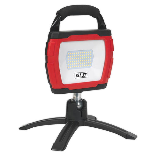 Sealey Rechargeable 360 Floodlight 36W SMD LED Portable Red Lithium-ion Sealey - Town Tools 