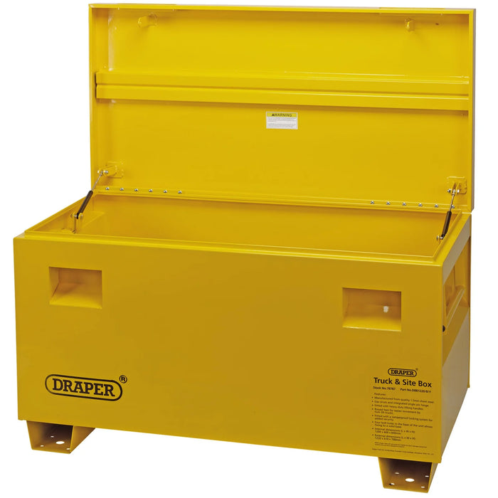 Draper Contractors Secure Storage Box , 48"/1200 x 600 x 600mm - DBB1220/B/Y
