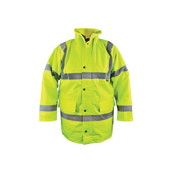 Scan Hi-Vis Yellow Motorway Jacket - XXL (52in) Scan - Town Tools