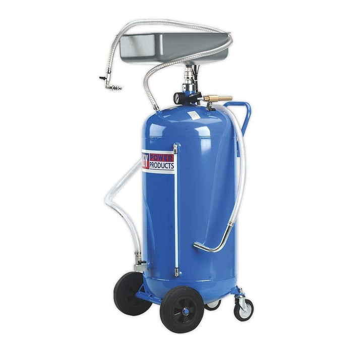 Sealey Air Discharge Mobile Oil Drainer with Probes 90L AK459DX Sealey - Town Tools 