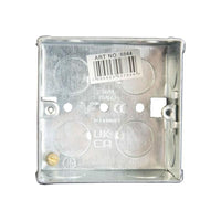 Dencon Metal Back Box 1-Gang 35mm