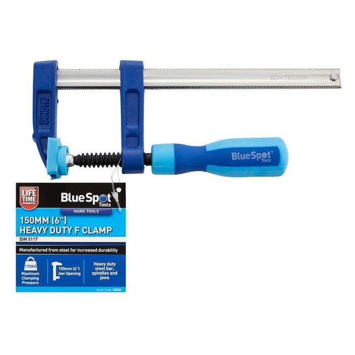 Bluespot Tools Heavy-Duty F-Clamp 50 x 150mm BlueSpot Tools - Town Tools