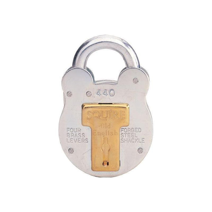 Squire 440KA Old English Padlock with Steel Case 51mm Keyed Squire - Town Tools