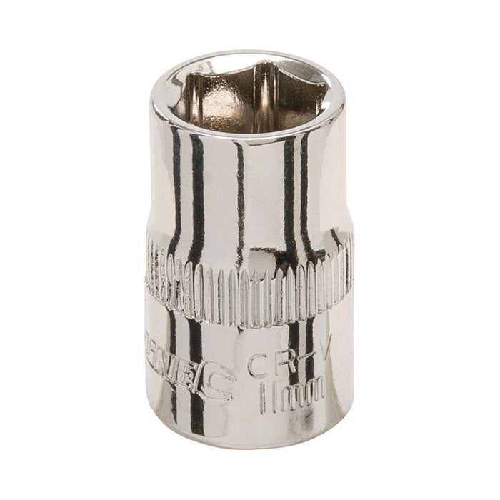 Silverline Socket 3/8" Drive 6pt Metric 11mm Silverline - Town Tools 