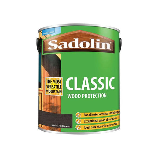 Sadolin Classic Wood Protection Dark Palisander 5 litre Sadolin - Town Tools