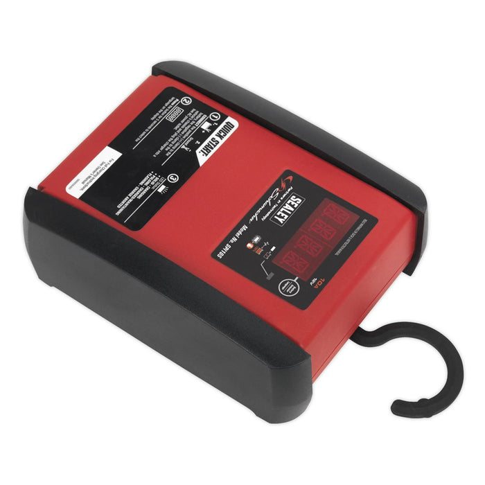 Sealey 12V Intelligent Speed Charge Battery Charger/Maintainer 10A SPI10S Sealey - Town Tools 