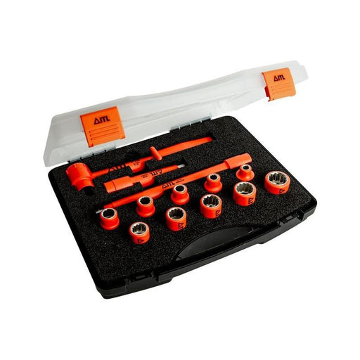 Itl Insulated Insulated 3/8in Drive Socket Set, 13 Piece ITL Insulated - Town Tools