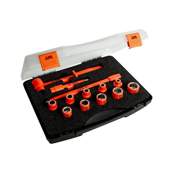 Itl Insulated Insulated 3/8in Drive Socket Set, 13 Piece ITL Insulated - Town Tools