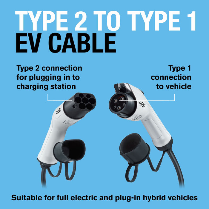 Ring Automotive RCC11605 EV charging cable Type 1 16A 5m Ring Automotive - Town Tools 