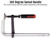 Teng Tools F-Type Clamp Swivel Handle 160 x 80mm Teng Tools - Town Tools 