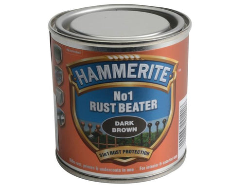 Hammerite No.1 Rust Beater Paint Dark Brown 250ml Hammerite - Town Tools