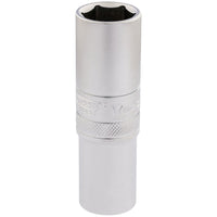 Draper 6 Point Metric Deep Socket, 1/2" Sq. Dr., 17mm 16649