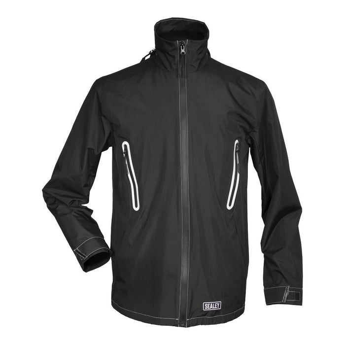 Sealey Heated Rain Jacket 5V 48" Chest Large WPHJ03 Sealey - Town Tools 