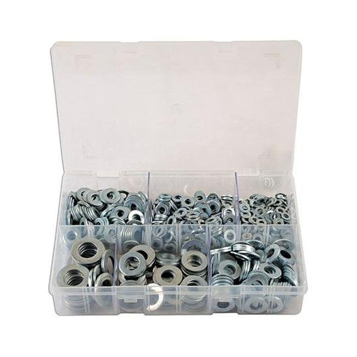 Connect Assorted Form A Flat Washers Box 800pc 31862 Tool Connection - Town Tools 