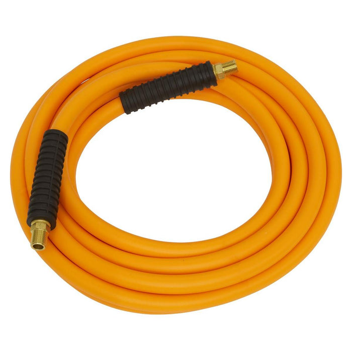 Sealey High-Visibility Hybrid Air Hose with 1/4"BSP Unions 5m x 8mm AHHC5 Sealey - Town Tools 