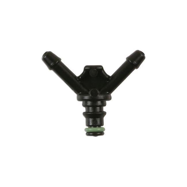 Connect Fuel Line Y Piece Leak off Connector 5pc 34062 Tool Connection - Town Tools 