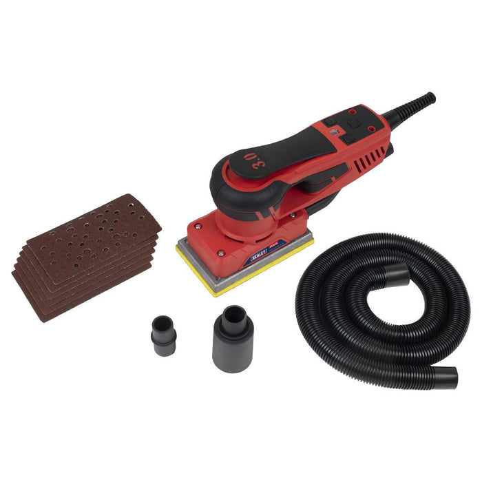 Sealey Variable Speed Brushless Orbital Sander 80 x 133mm 350W DAS151PS Sealey - Town Tools 