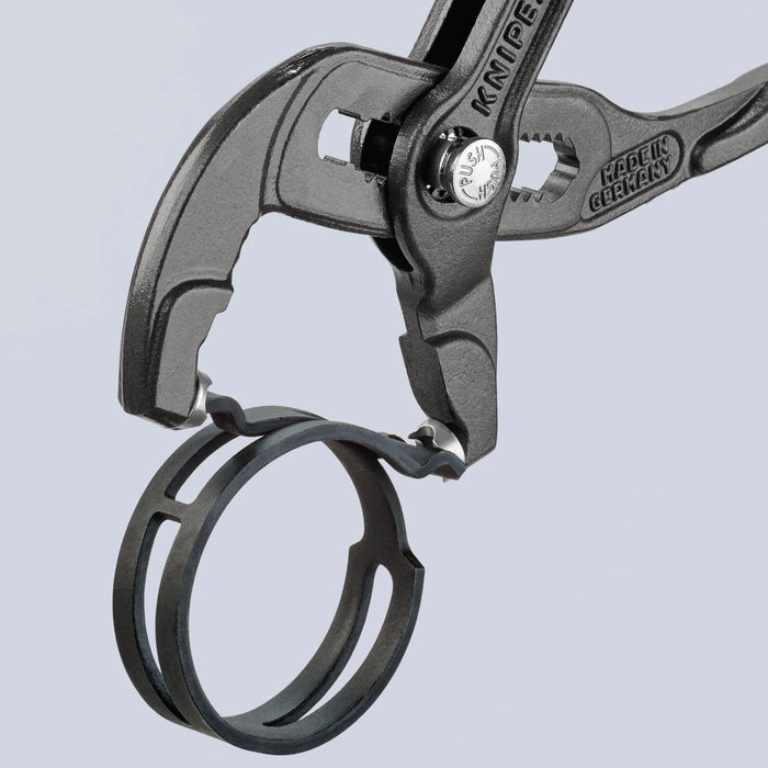 KNIPEX 85 51 180 A SB Spring Hose Clamp Pliers with non-slip plastic coating