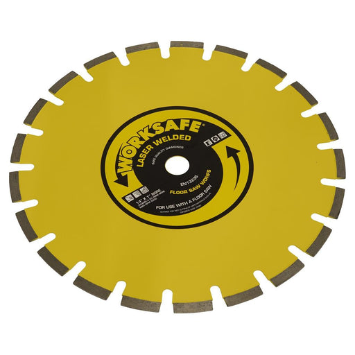 Sealey Floor Saw Blade (Hard)350 x 25mm WDHFS350 Sealey - Town Tools 