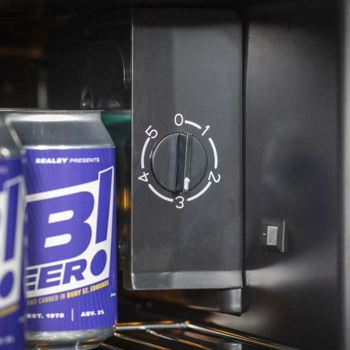 Baridi 85L Wine, Beer & Drinks Fridge with Thermostat - Stainless Steel Baridi - Town Tools
