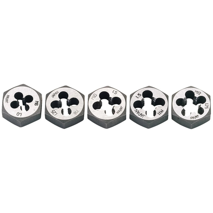 Draper Metric Hexagon Die Nut Set (5 Piece) - D25-MM/A