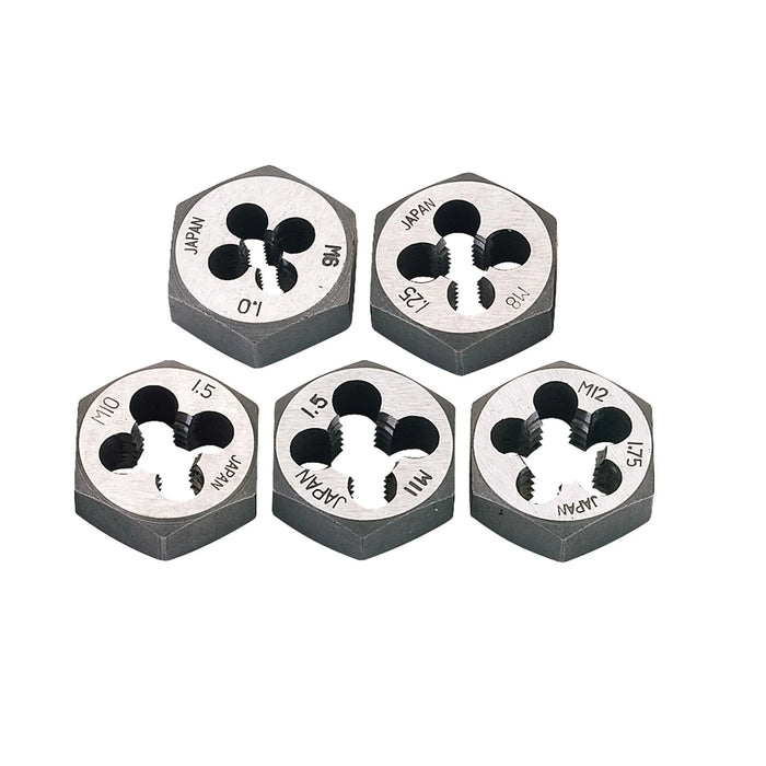 Draper Metric Hexagon Die Nut Set (5 Piece) - D25-MM/A