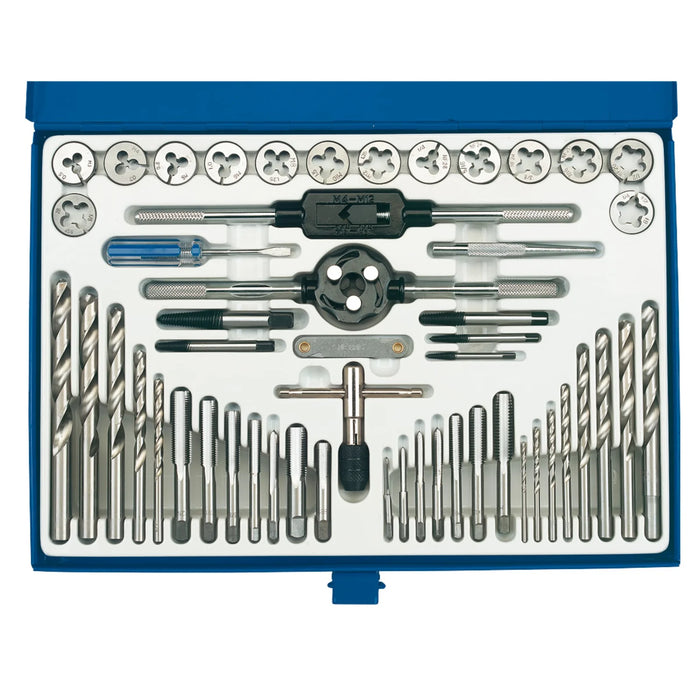 Draper Combination Tap and Die Set - Metric, UNF and BSP (52 Piece) - 52MU