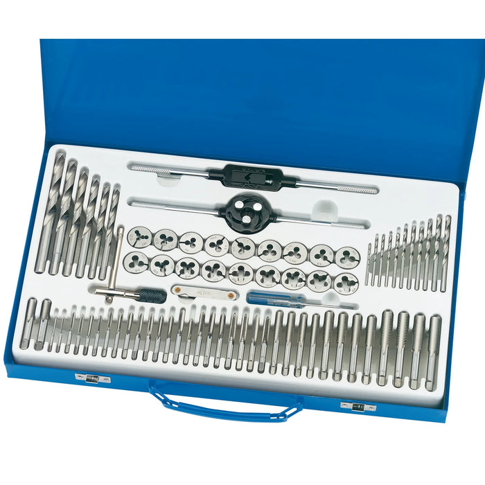 Draper Combination Tap and Die Set Metric and BSP (76 Piece) - 76MM/BSP
