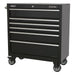 Sealey Rollcab 6 Drawer 930mm Heavy-Duty Black PTB93006 Sealey - Town Tools 