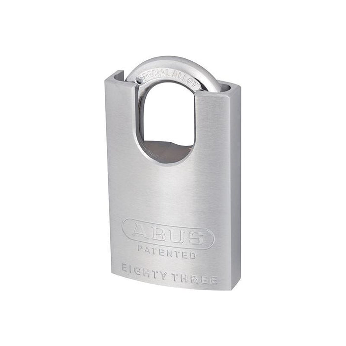 Abus Mechanical 83/50mm Chrome Plated Brass Padlock Hardened Closed Shackle ABUS Mechanical - Town Tools