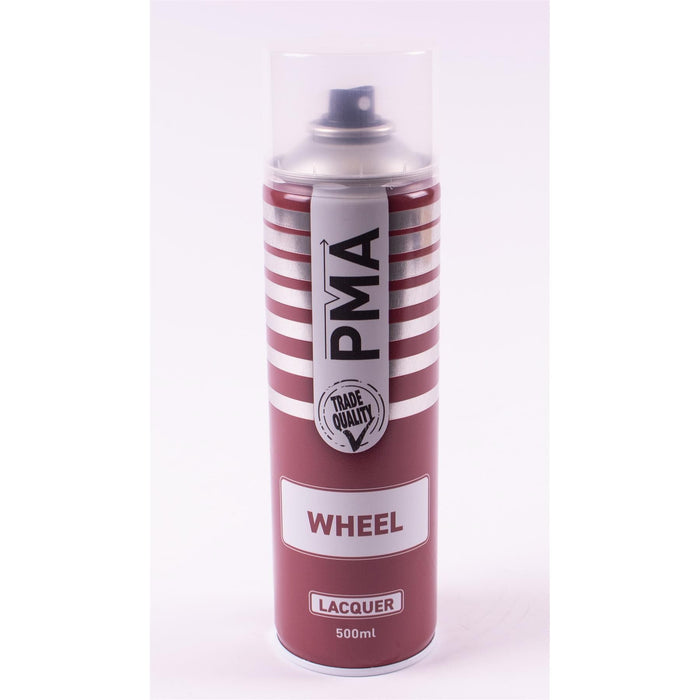 2 X PMA Wheel Lacquer Clear Paint Spray 500ml Laquer Bodyshop Repair PMA - Town Tools 