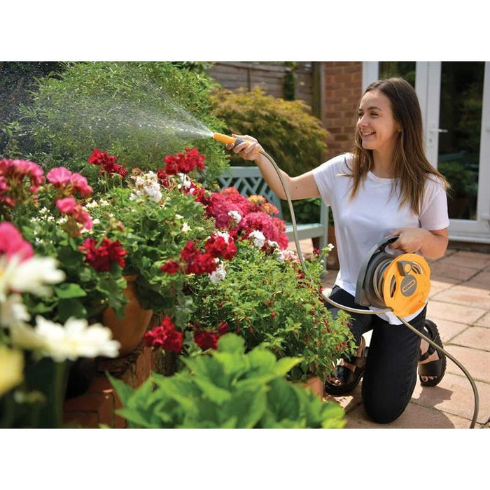 Hozelock Micro Hose Reel + 10m of 7mm Hose Hozelock - Town Tools