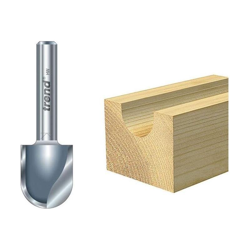 Trend 12/3 x 1/4 TCT Radius Cutter 3.0mm Radius Trend - Town Tools