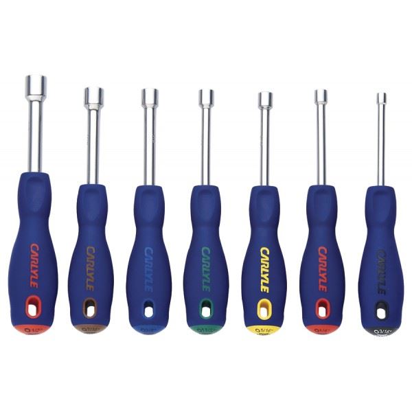 Carlyle Tools Nut Driver Set - Metric - 7 Piece