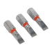 Sealey Power Tool Bit Slotted 5mm Colour-Coded S2 25mm Pack of 3 AK210508 Sealey - Town Tools 