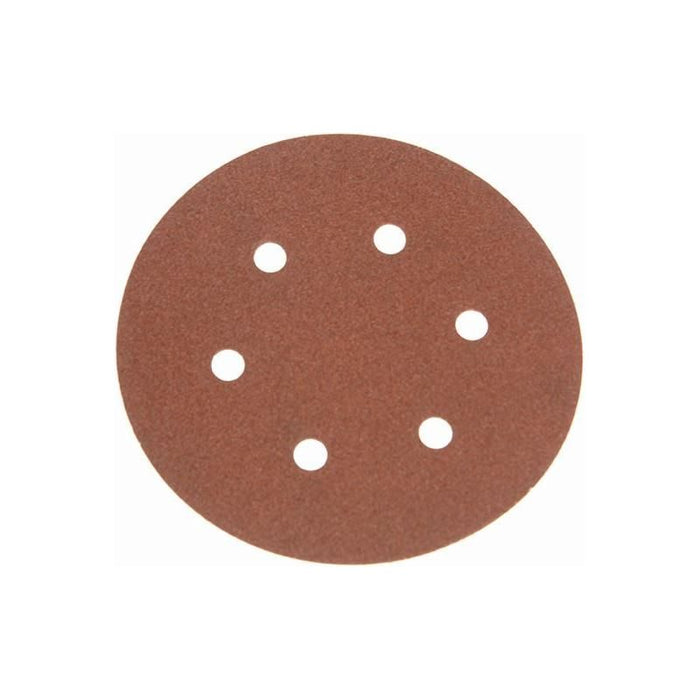 Faithfull Hook & Loop Sanding Disc DID2 Holed 150mm x 120G (Pack 25) Faithfull - Town Tools