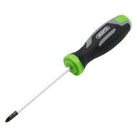 Draper Pound Thru Pozi Soft Grip Screwdriver, PZ1 x 100mm